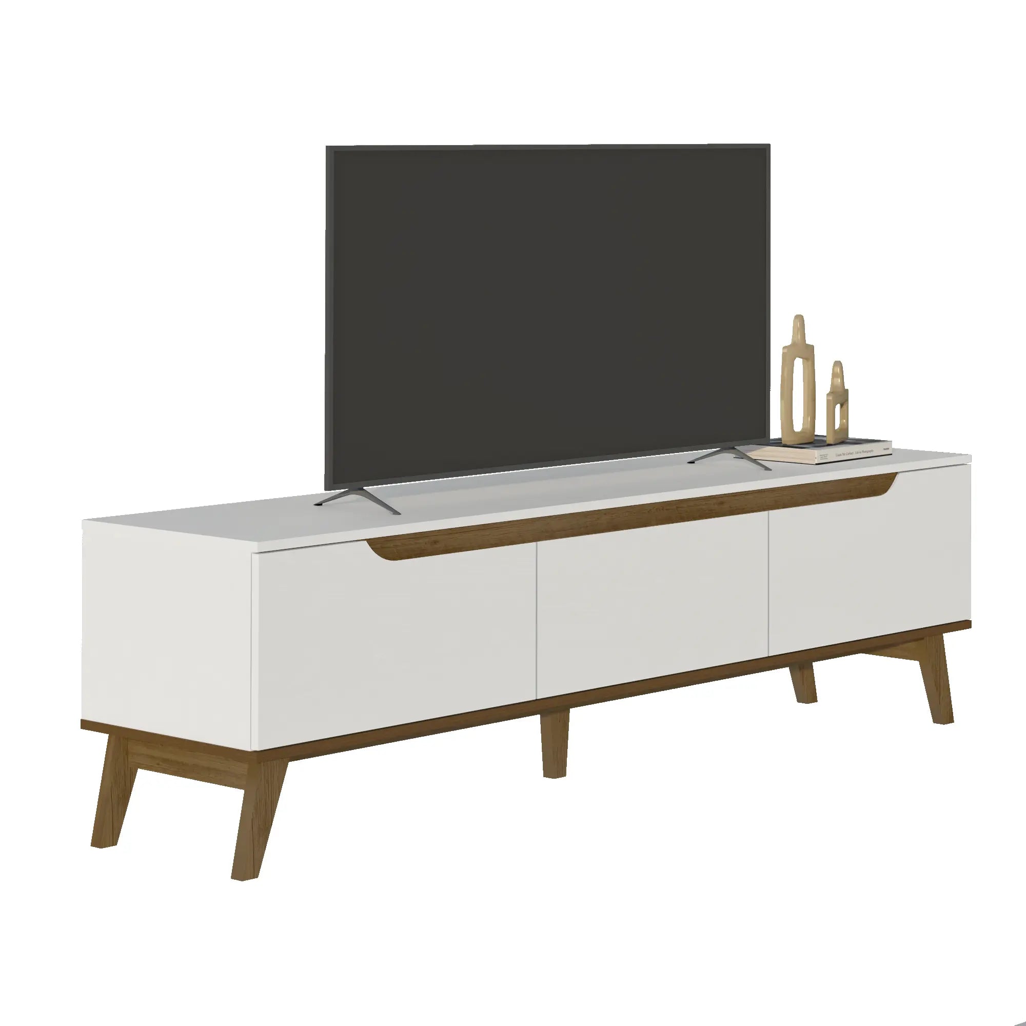 Liverpool White TV Stand