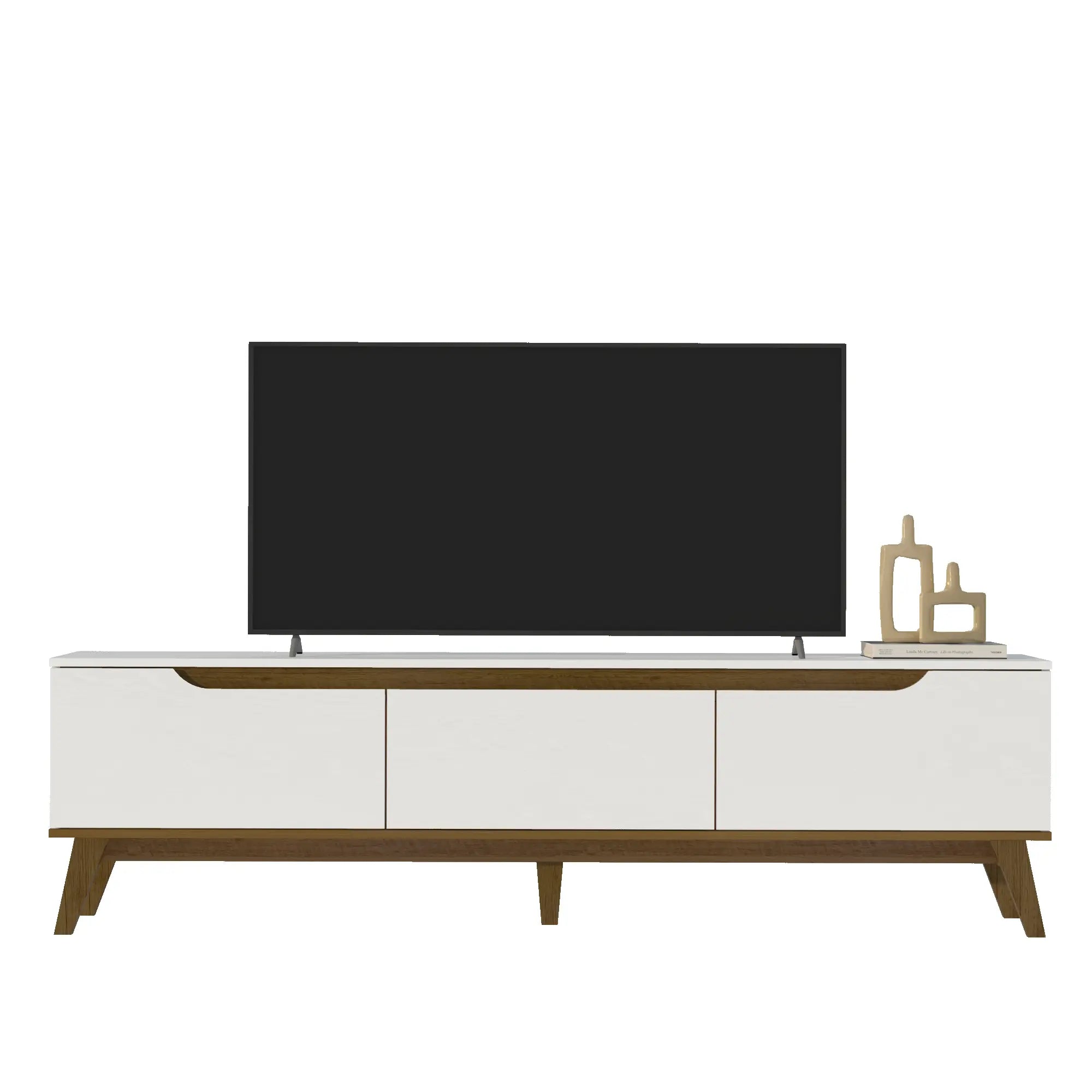Liverpool White TV Stand