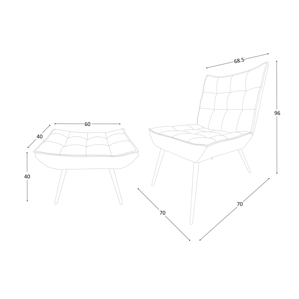 Metro Occasional Chair - Click Furniture