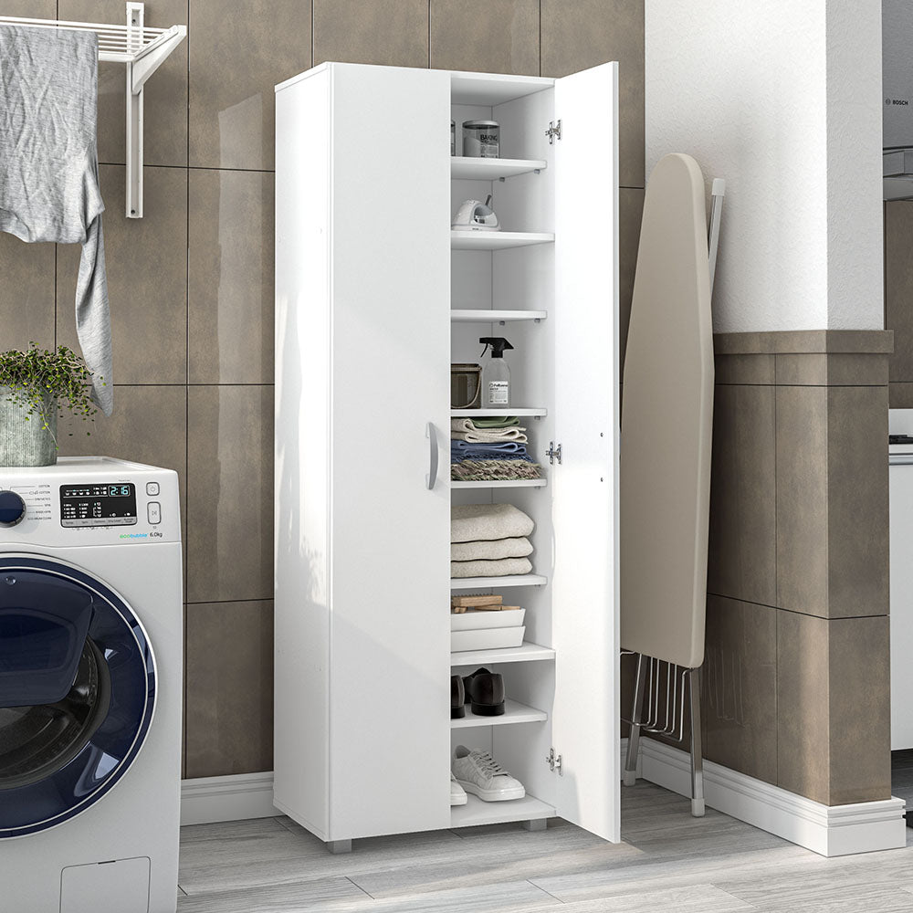 Multi-Functional White Cabinet