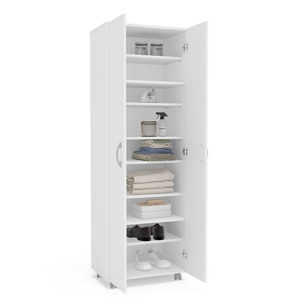 Multi-Functional White Cabinet
