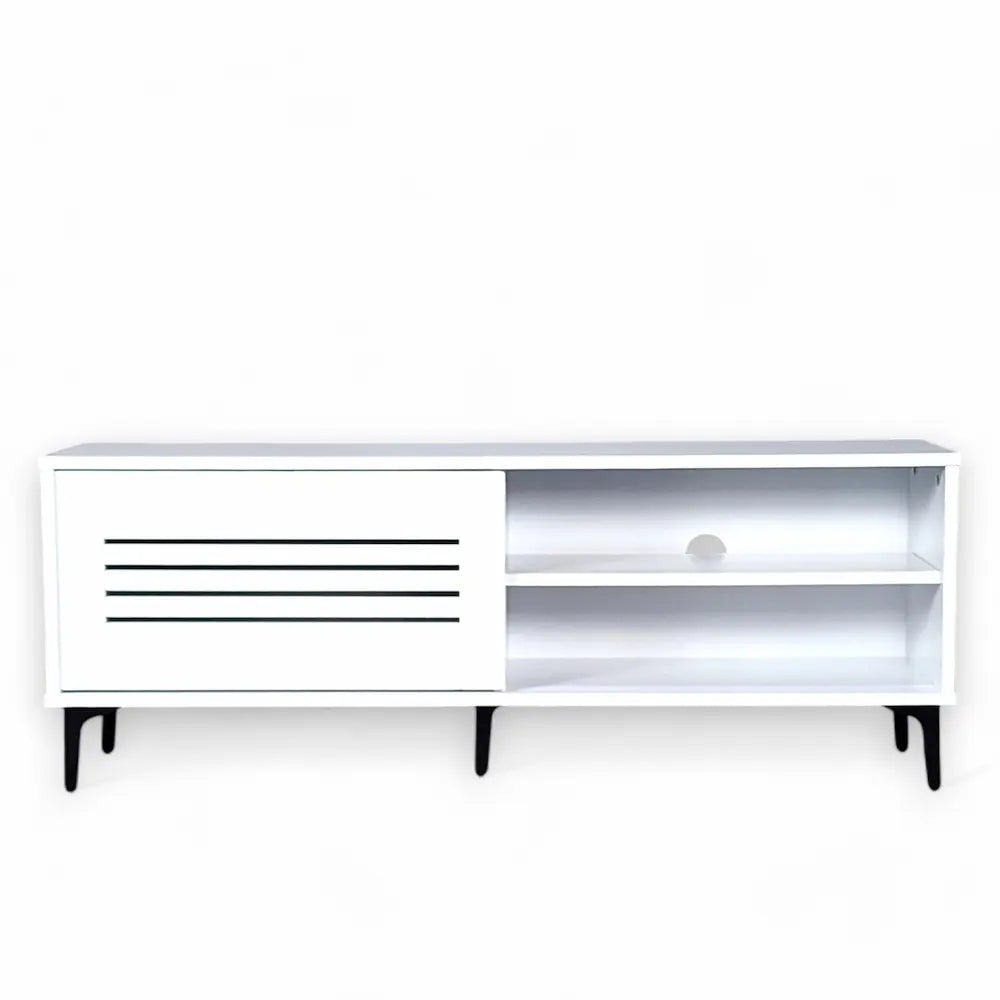 Olinda TV Stand White 120cm - Click Furniture