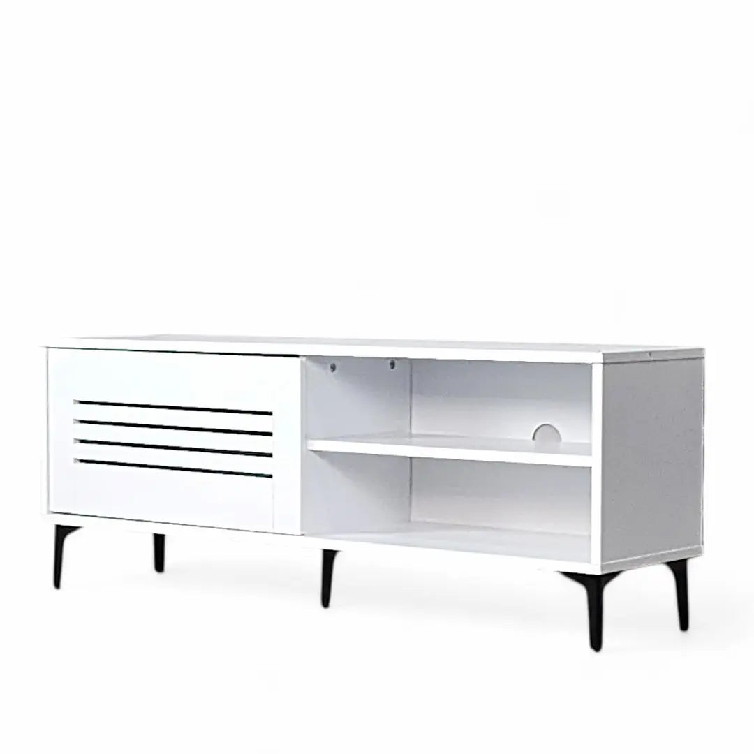 Olinda TV Stand White 120cm - Click Furniture