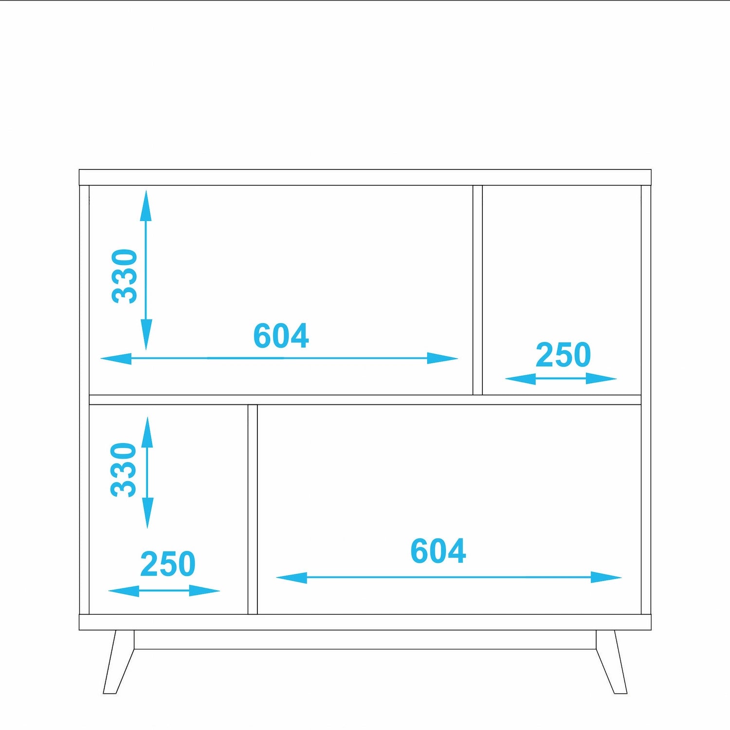 Rayna Versatile Storage Shelf White