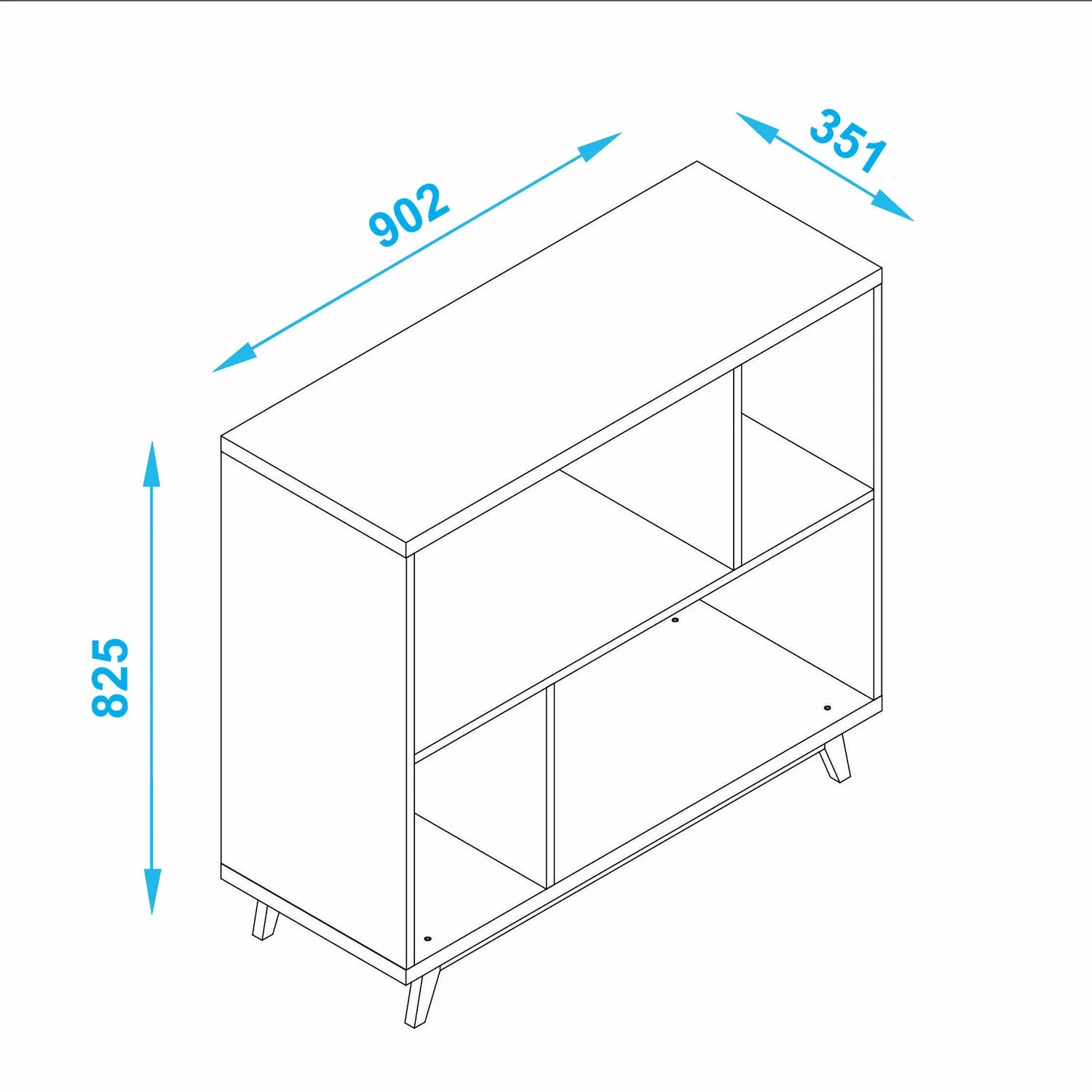 Rayna Versatile Storage Shelf White