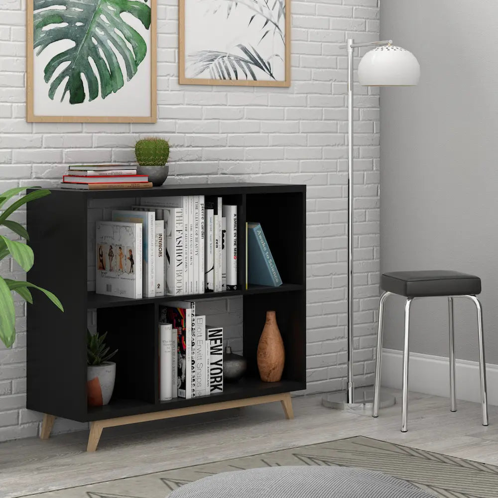 Rayna Versatile Storage Shelf Black