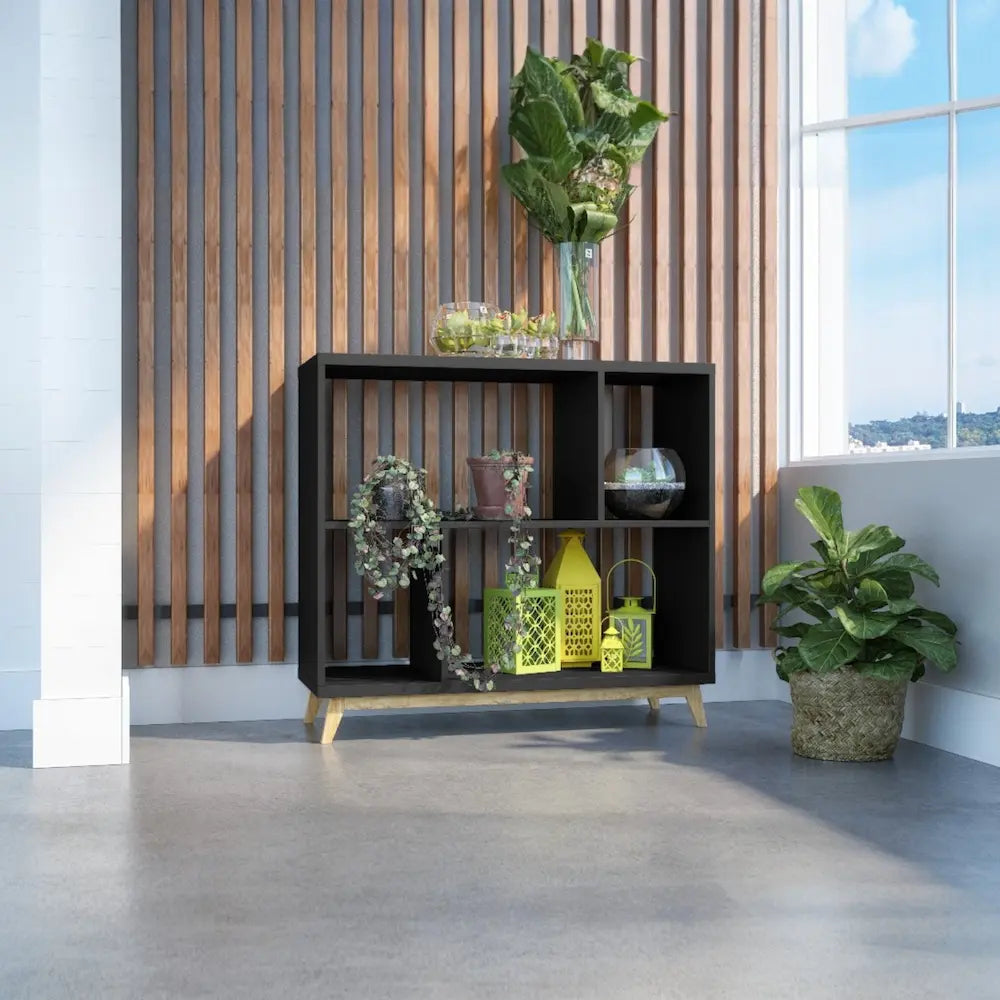 Rayna Versatile Storage Shelf Black