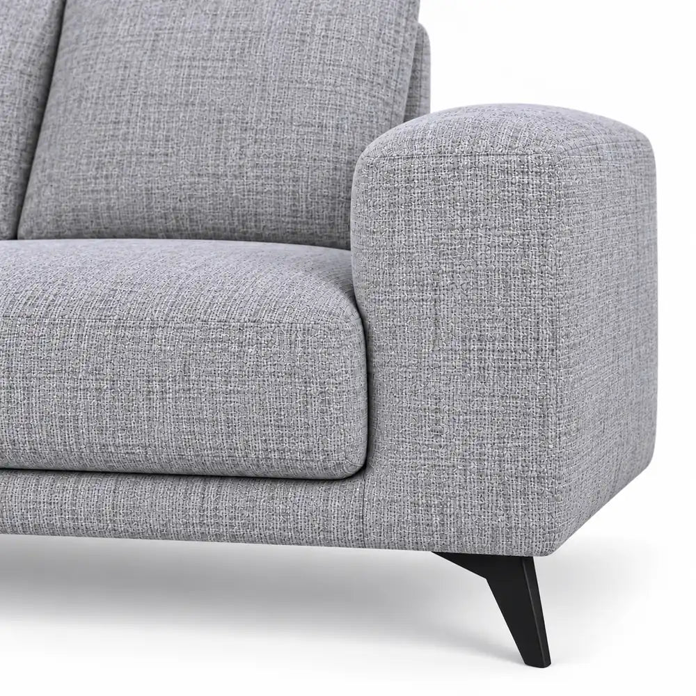 Sandy 3 Seater Couch Grey
