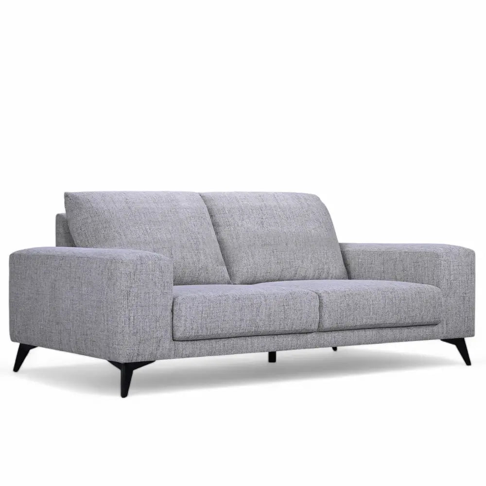 Sandy 3 Seater Couch Charcoal Grey - Click Furniture