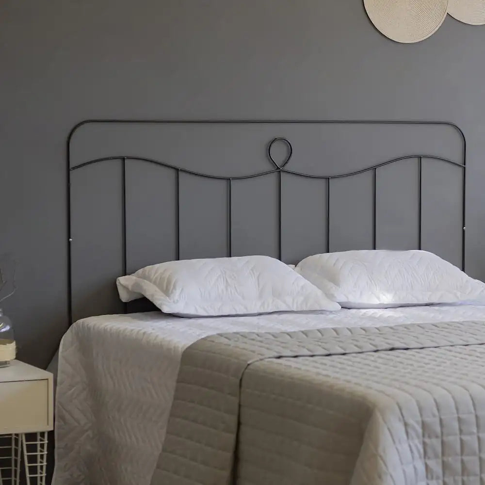 Vatican Queen Headboard Black