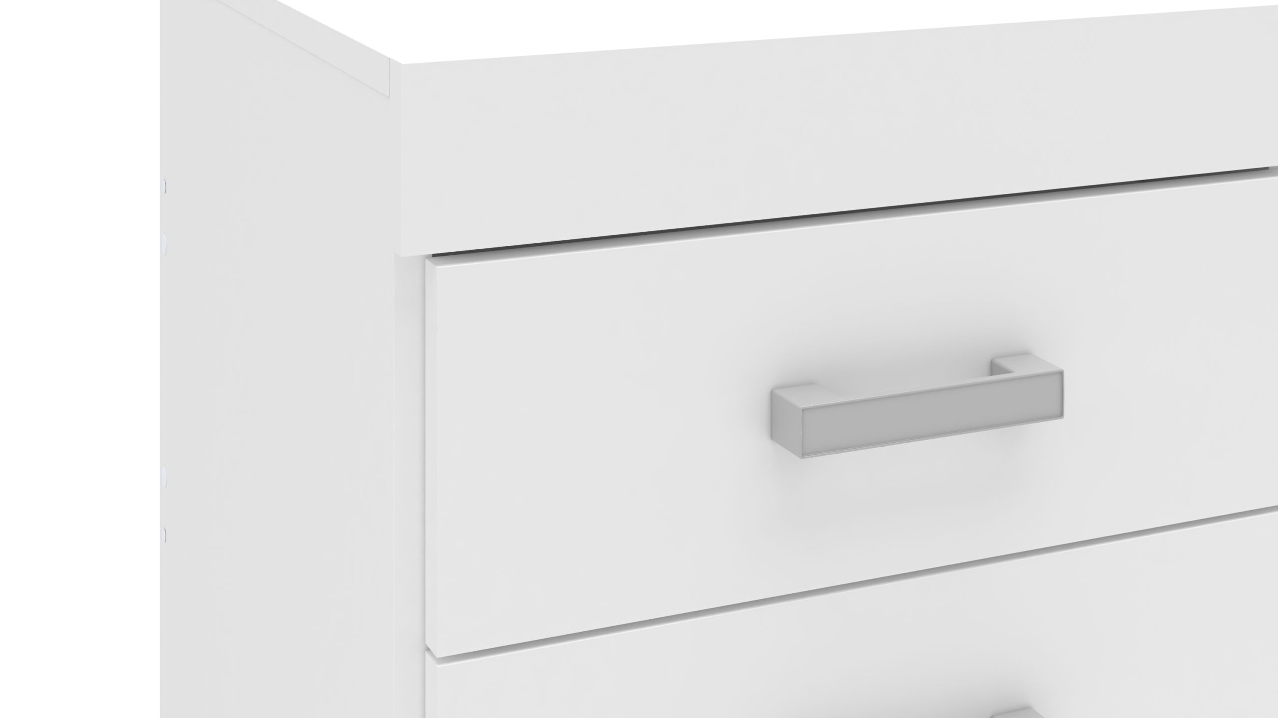 1171 Mesa Malta 2 gavetas FI detalhe Branco scaled 1