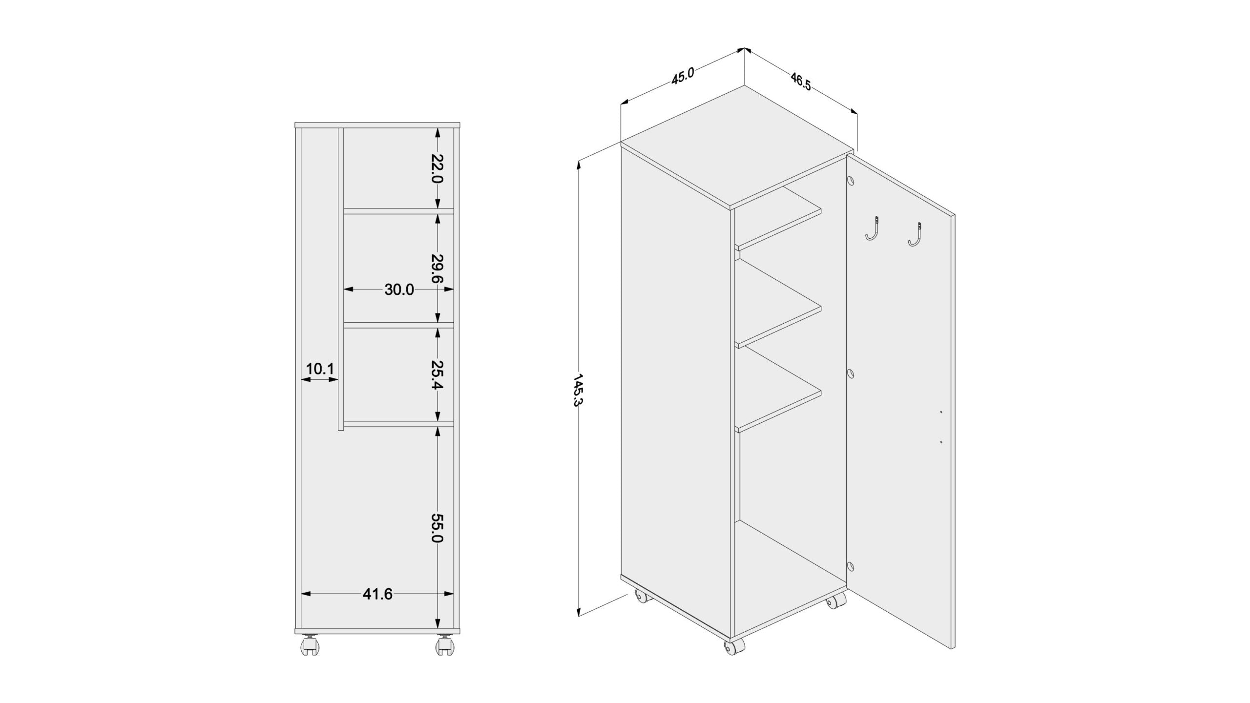 Turim Multiuse Cabinet - Click Furniture