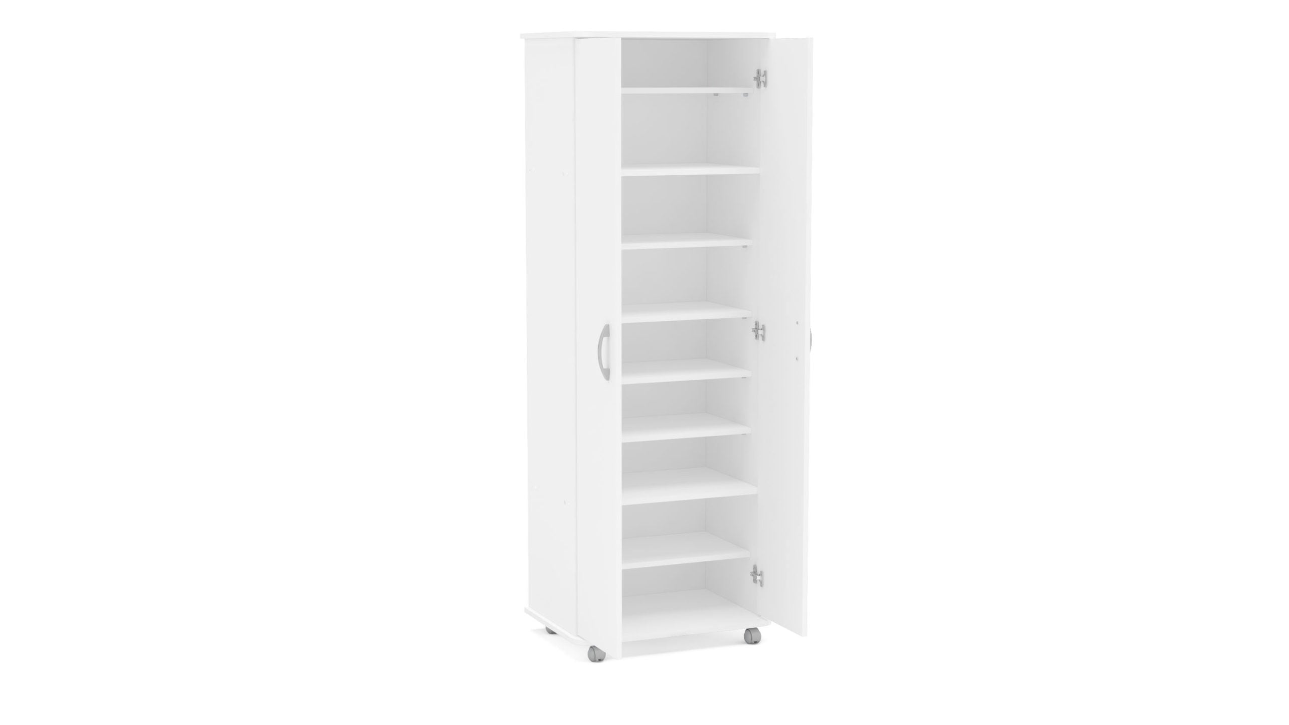 Multi-Functional White Cabinet - Click Furniture