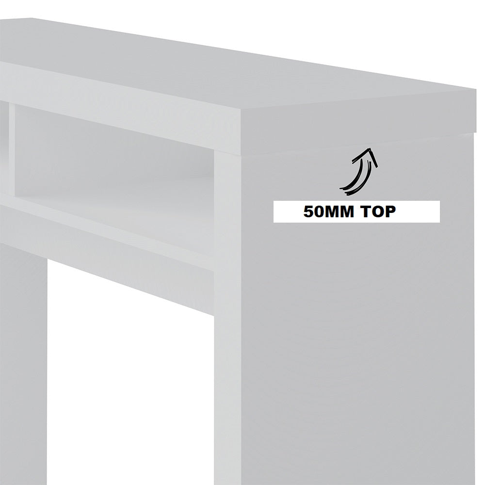 Vegas Console Table White - Click Furniture