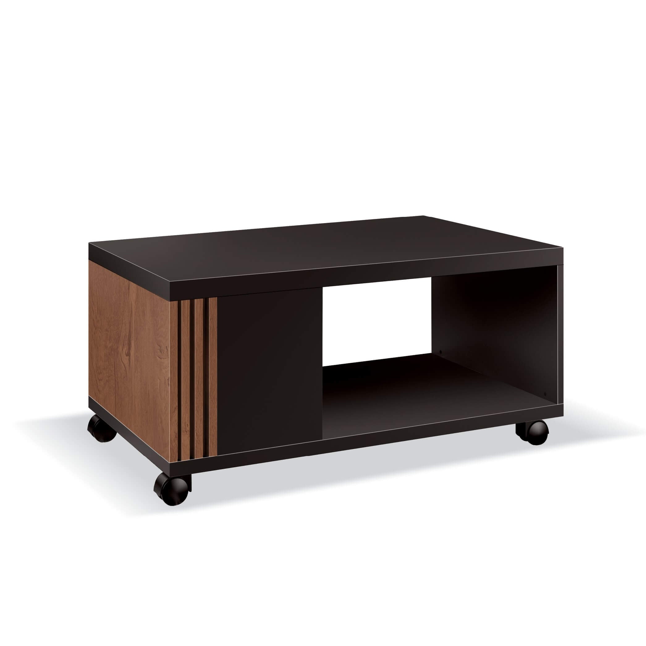 Coffee Table Pratika Black-Naturale - Click Furniture