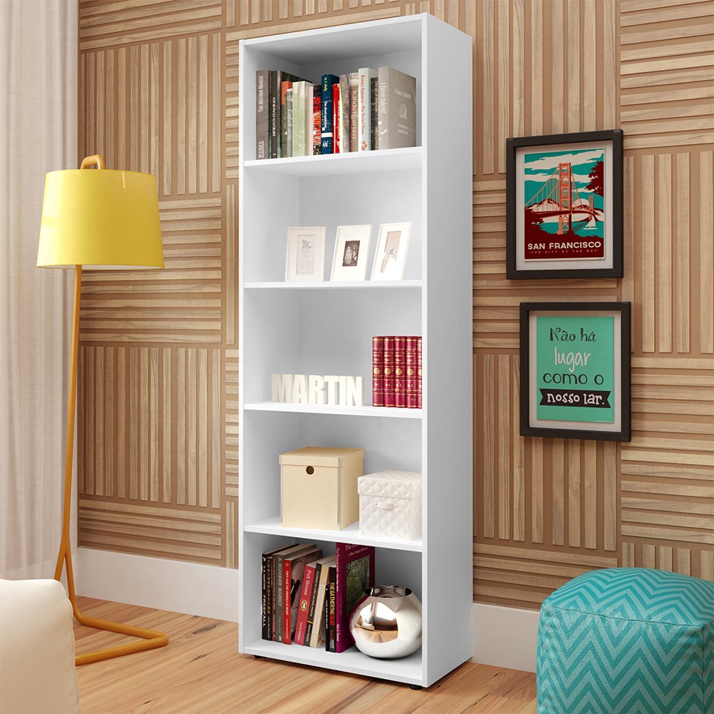 Multy Bookcase White - Click Furniture