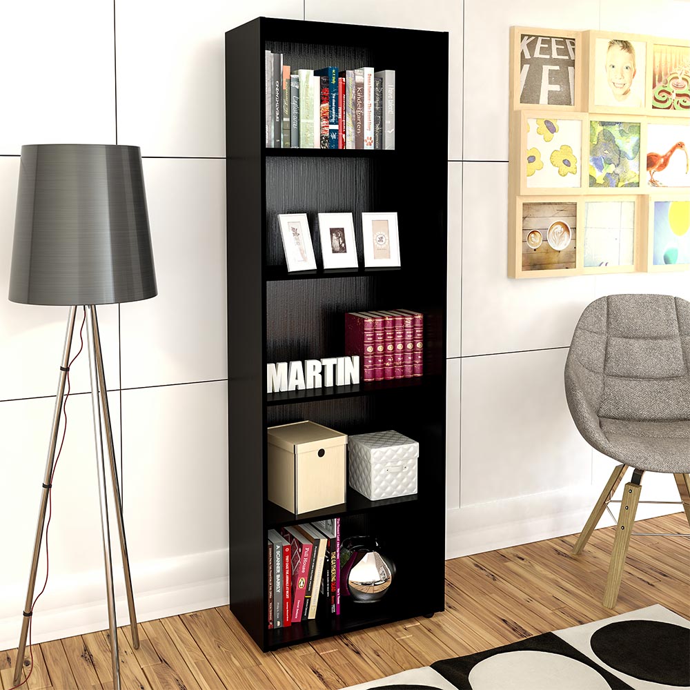 Multy Bookcase Black - Click Furniture