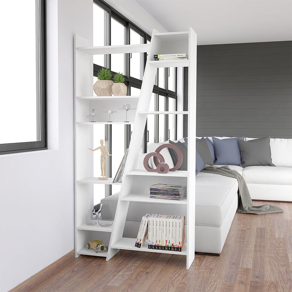 Zap Bookcase White - Click Furniture