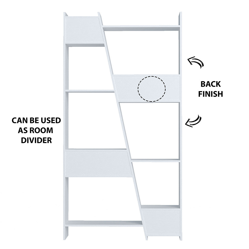 Zap Bookcase White - Click Furniture
