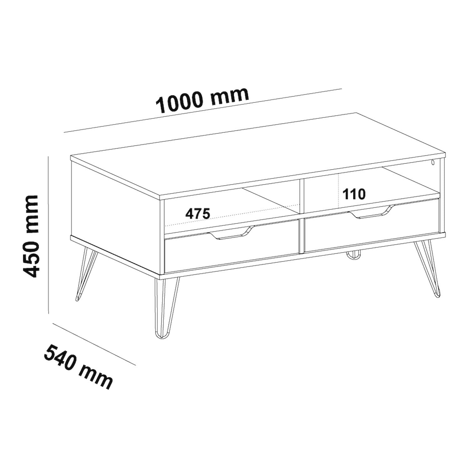 Stockholm Coffee Table - Click Furniture
