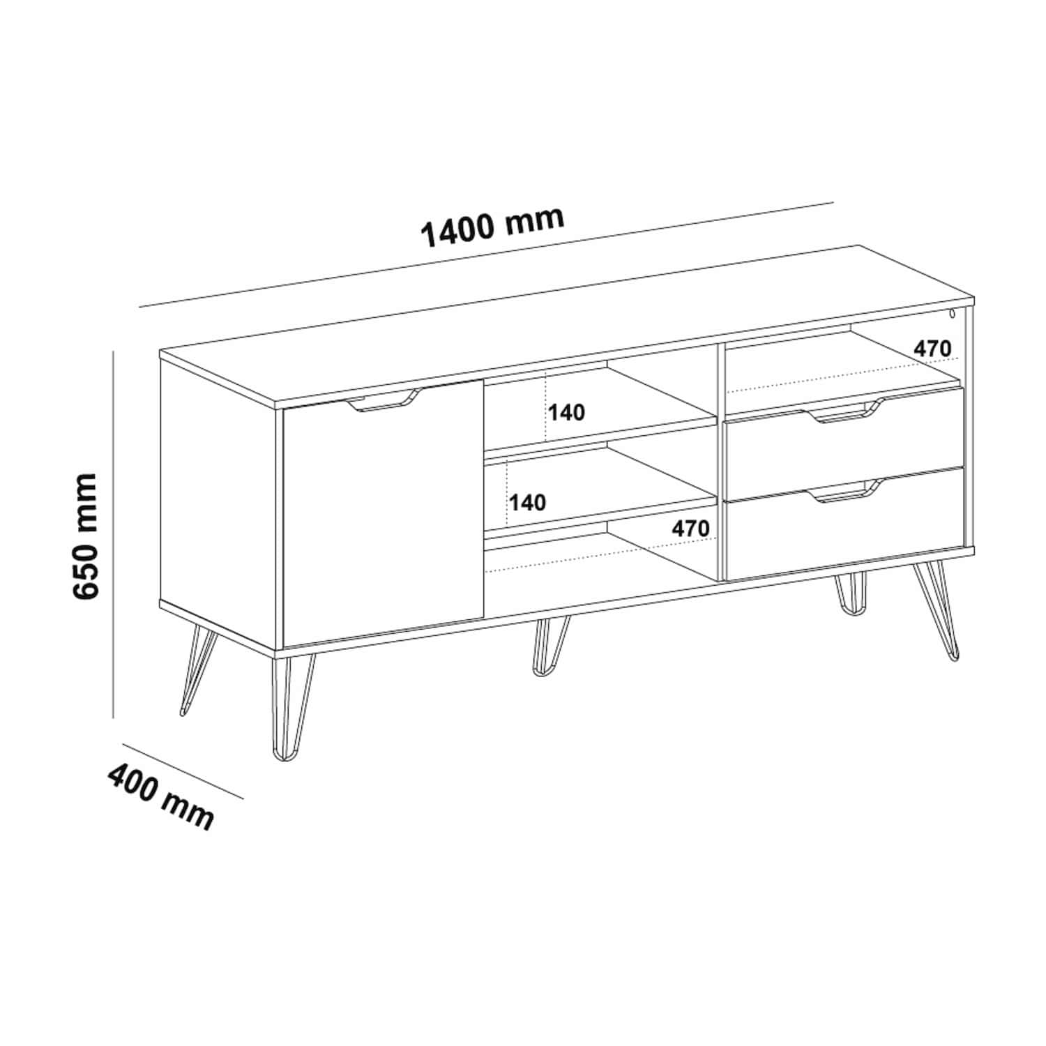 Stockholm TV Stand - Click Furniture