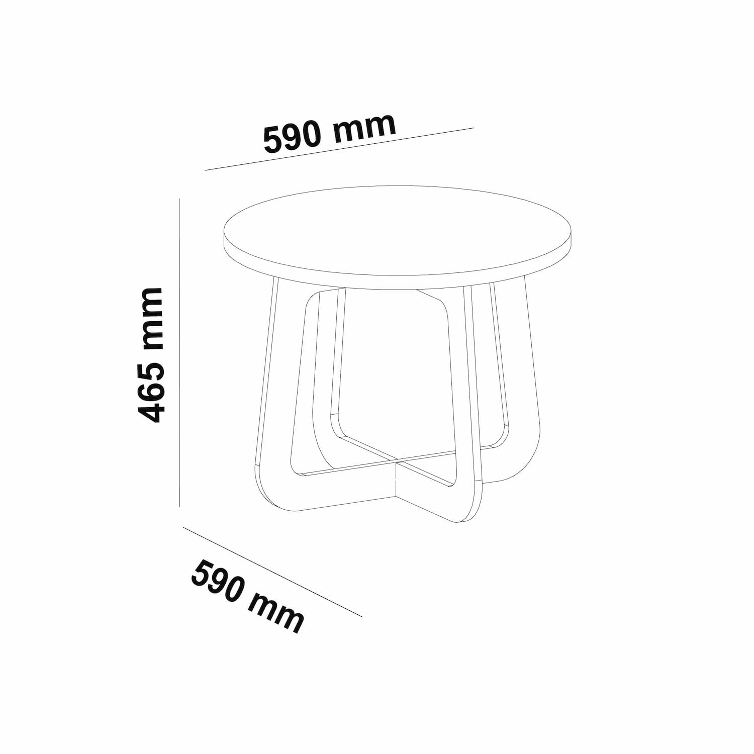 Jasmin Coffee Table Graphite - Click Furniture