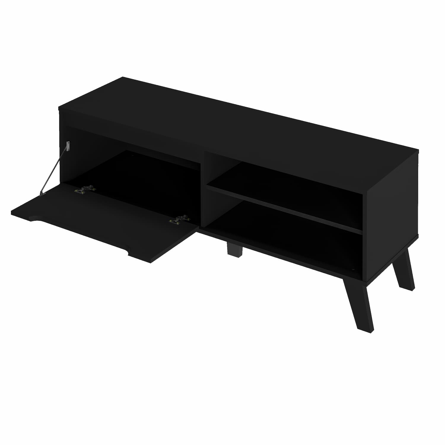 Lotus TV Stand Black - Click Furniture