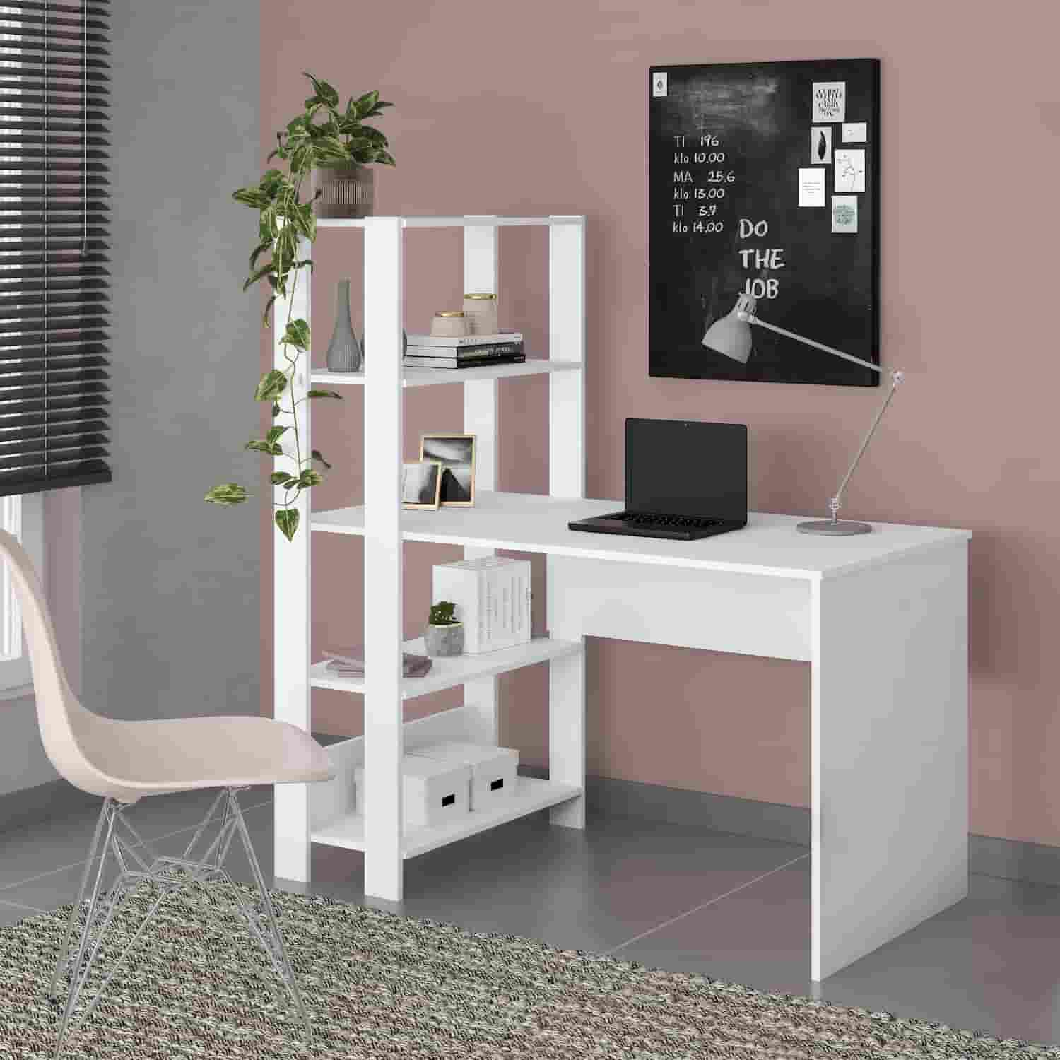 Match Desk White - Click Furniture