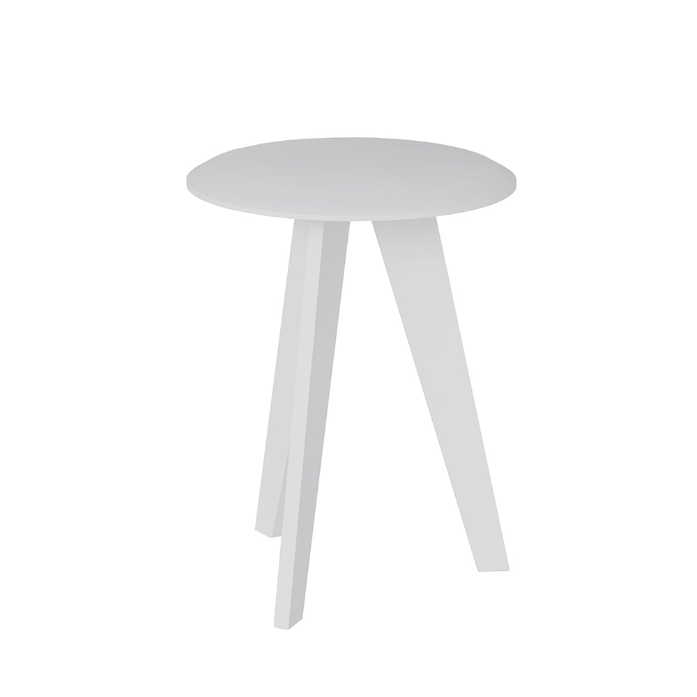 Ellis White End Table - Click Furniture