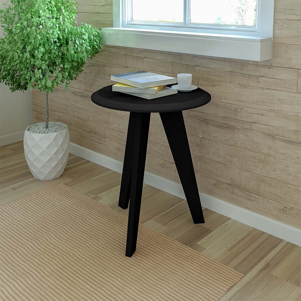 Ellis Black End Table - Click Furniture