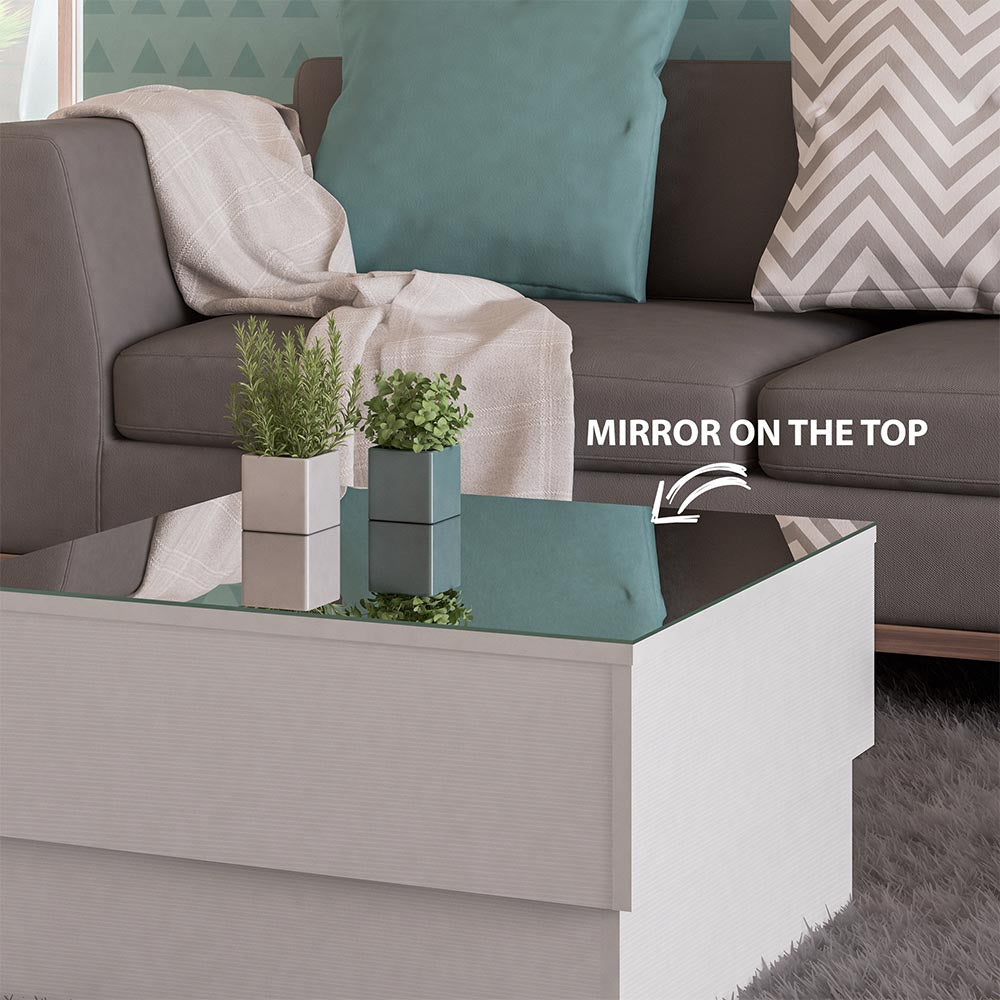 Parati Coffee Table White - Click Furniture