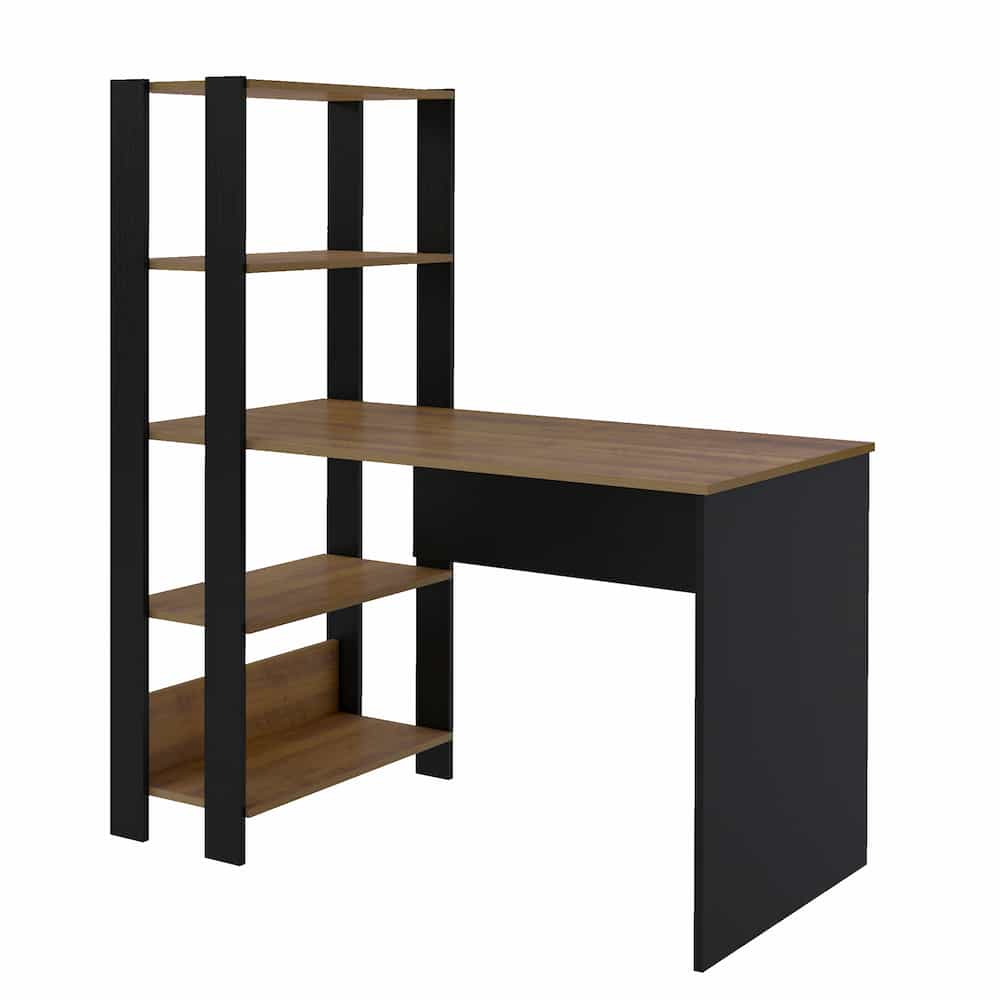Match Black and Rustic Desk - Click Furniture