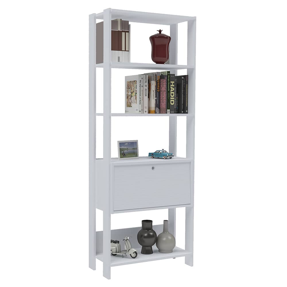 Match Bookcase White - Click Furniture