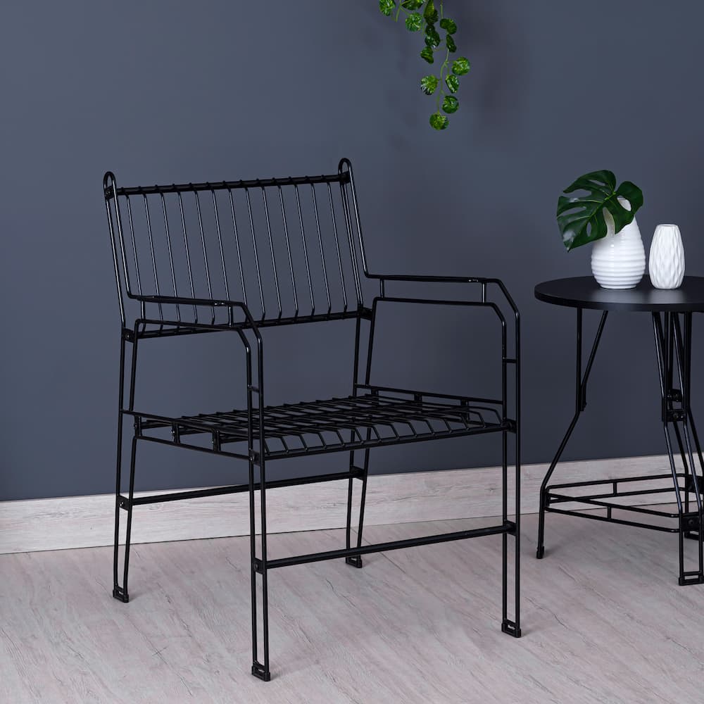 Niva Armchair Black - Click Furniture