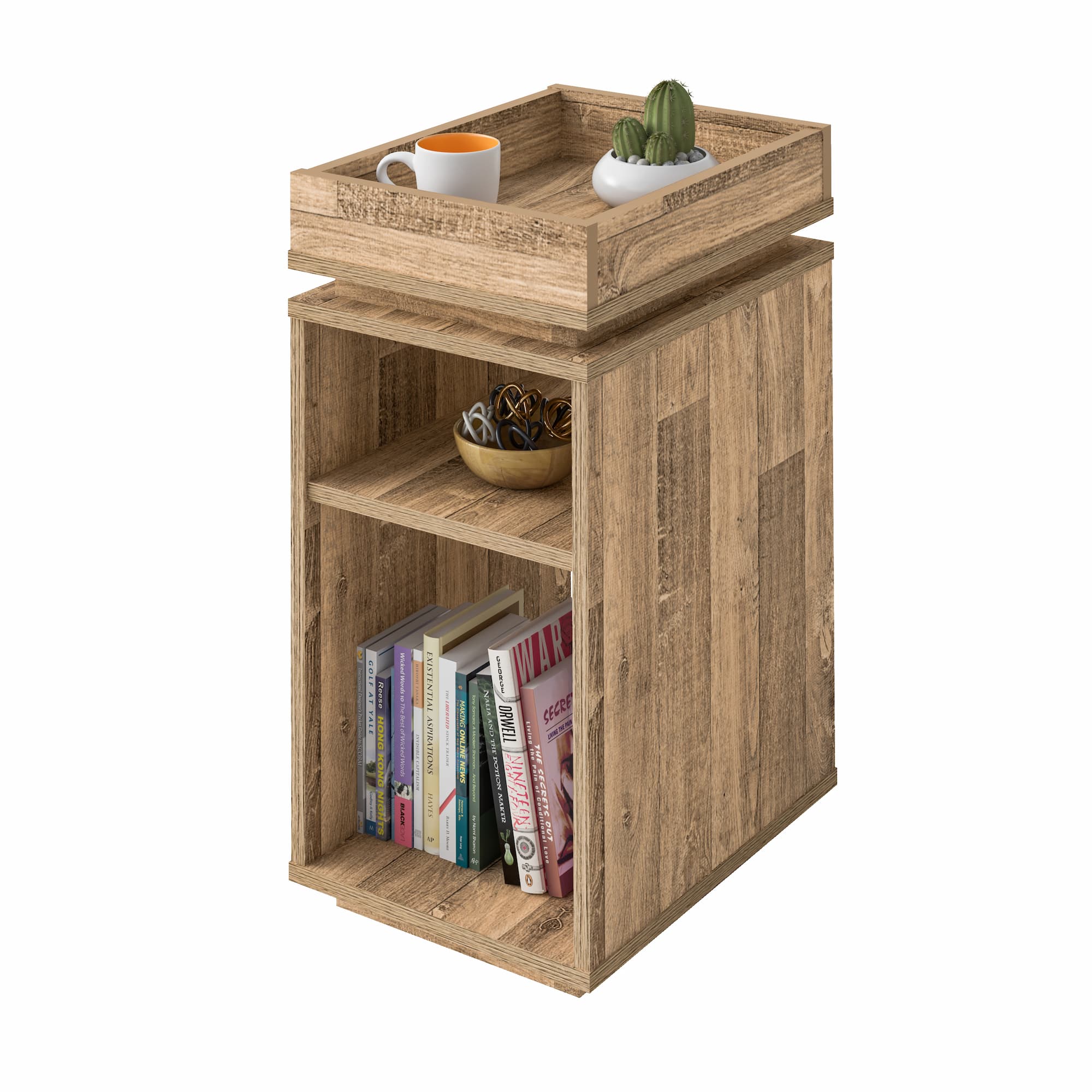 Olivia End Table Rustic - Click Furniture