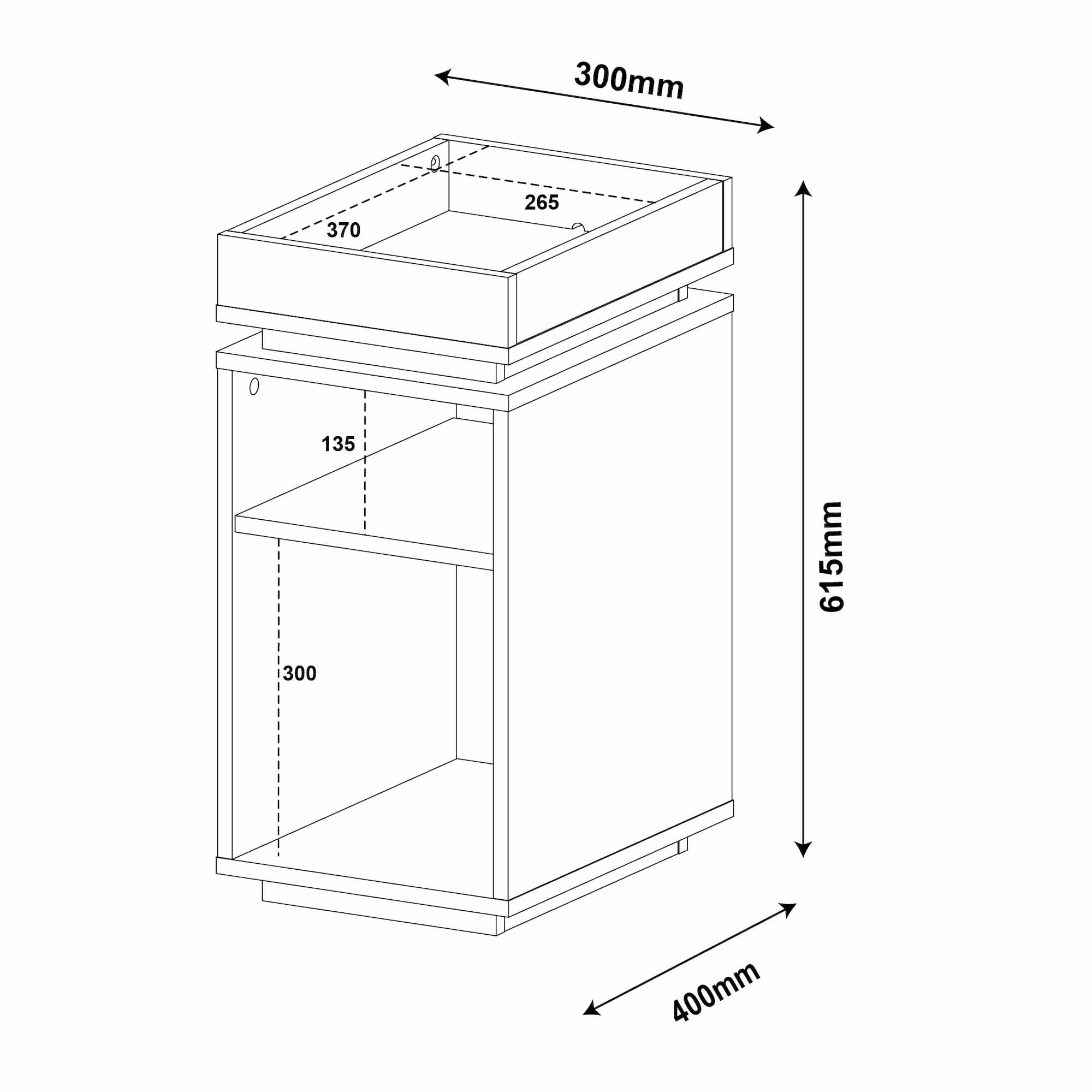 Olivia End Table Rustic - Click Furniture