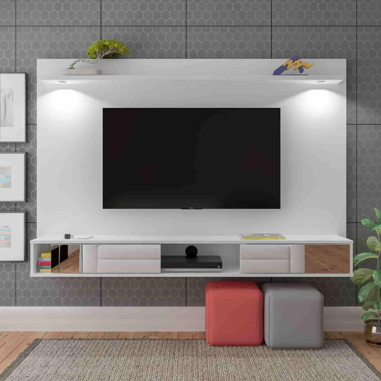 Platinum Wall TV Panel - Click Furniture