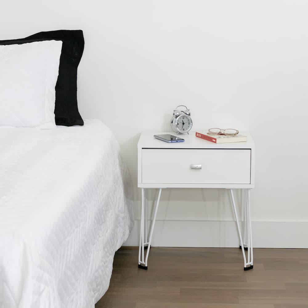 Paris Nightstand White - Click Furniture