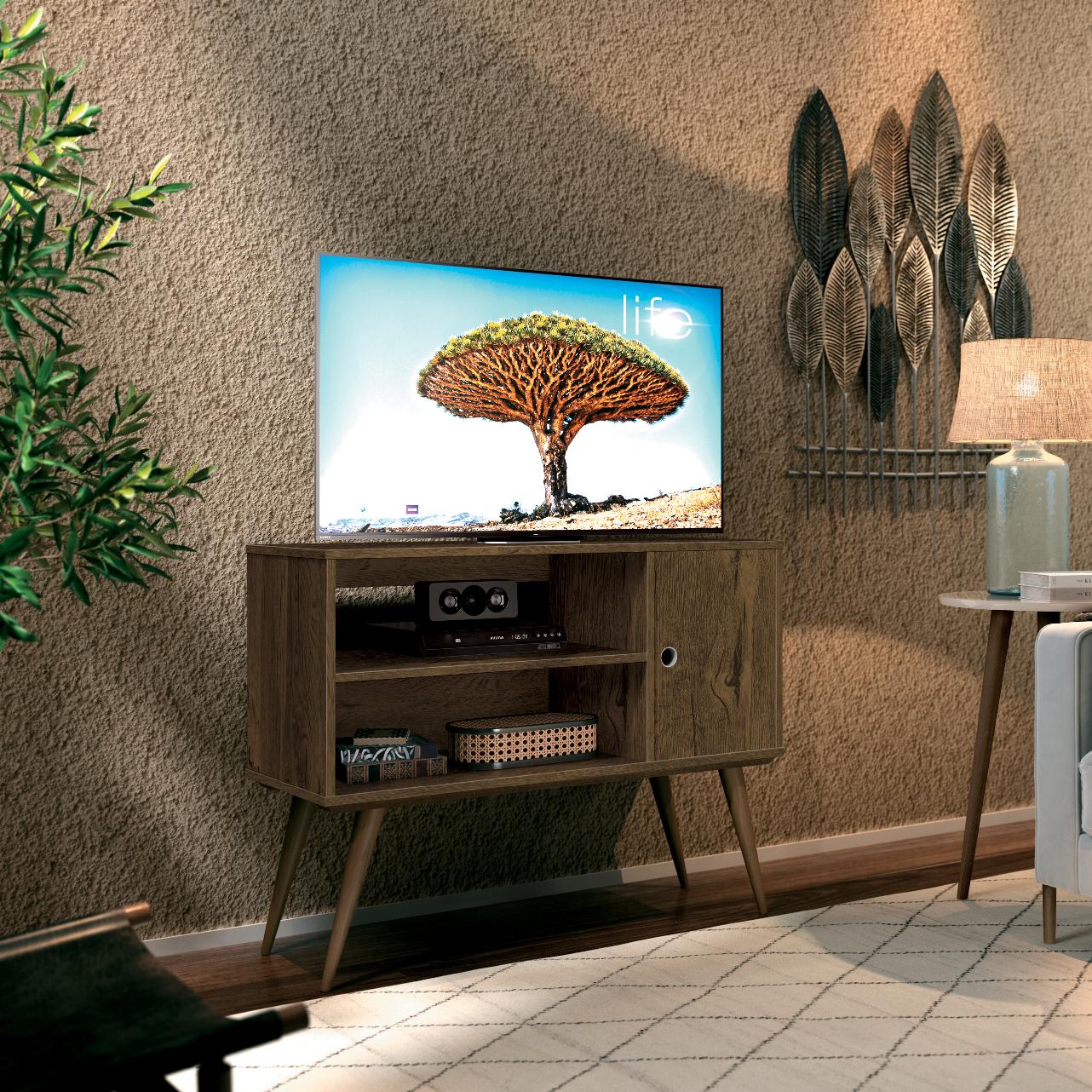 Tv Unit Reale Brown - Click Furniture