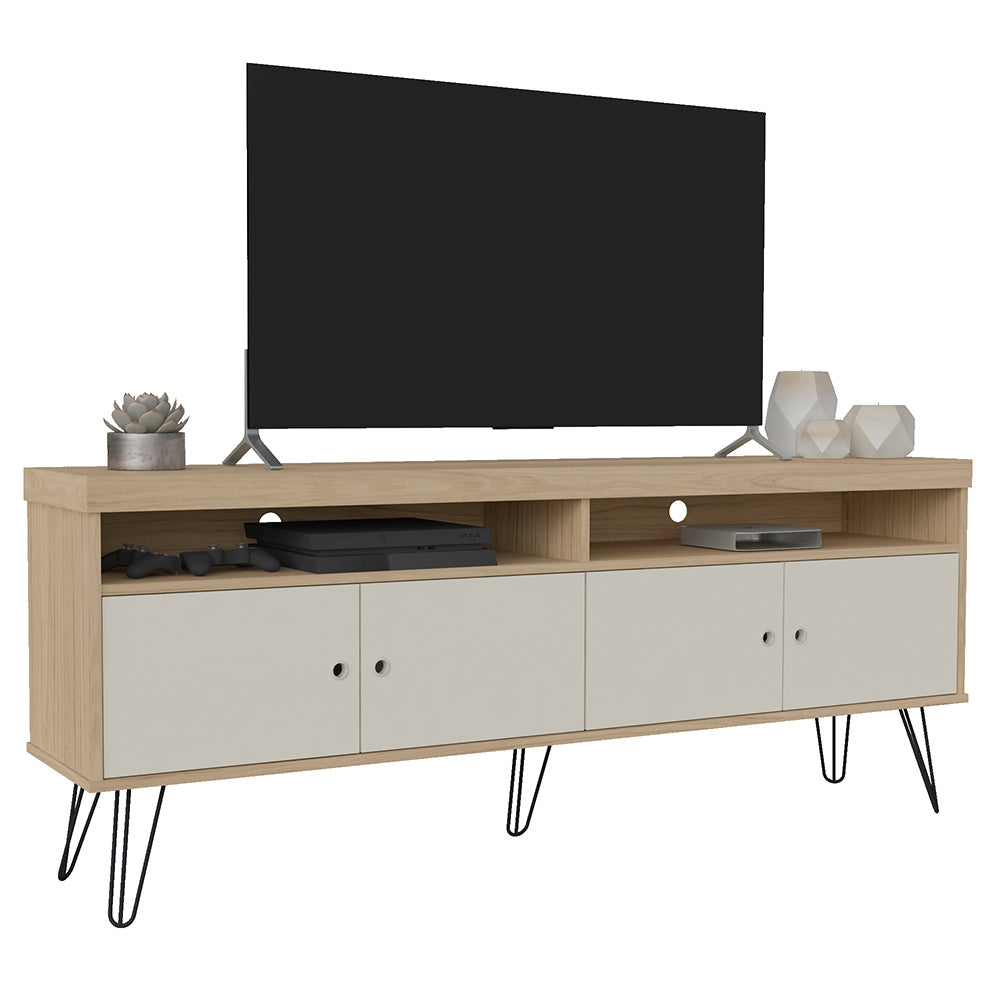 TV Unit Liberty Oak-Off White - Click Furniture