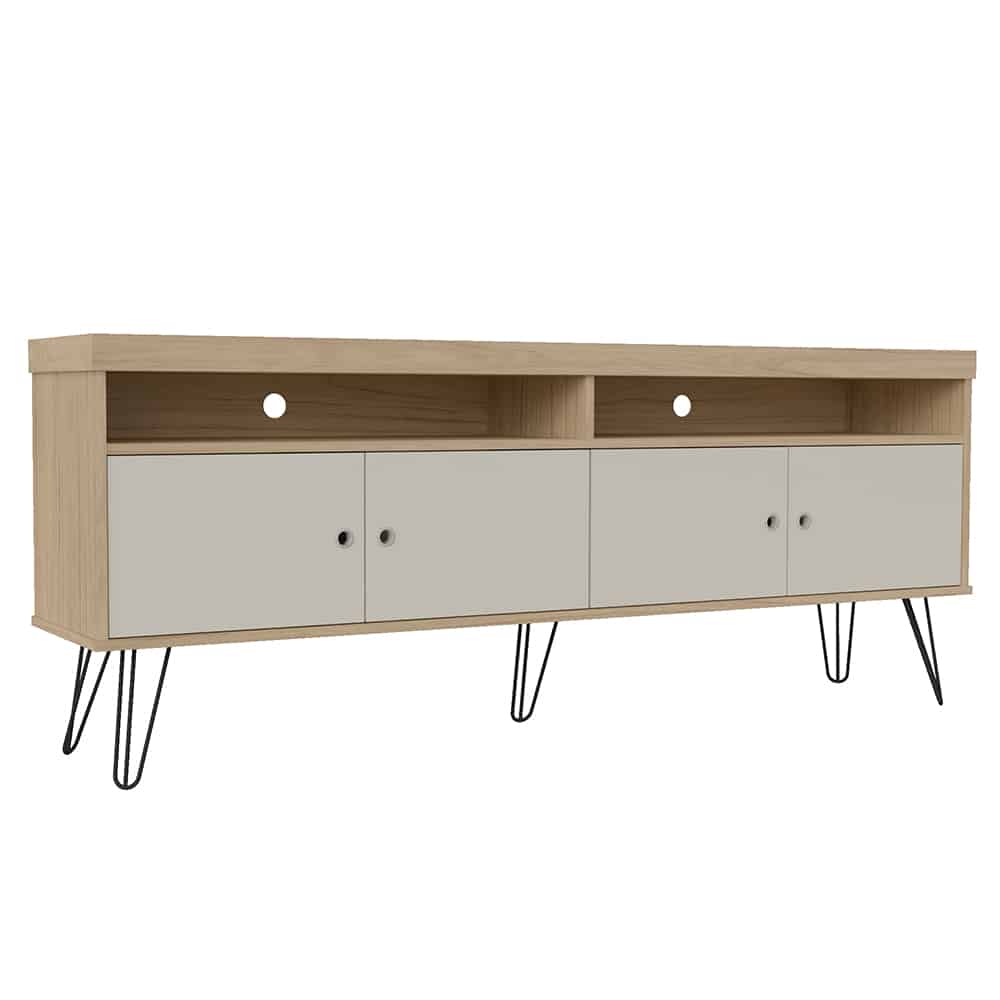TV Unit Liberty Oak-Off White - Click Furniture