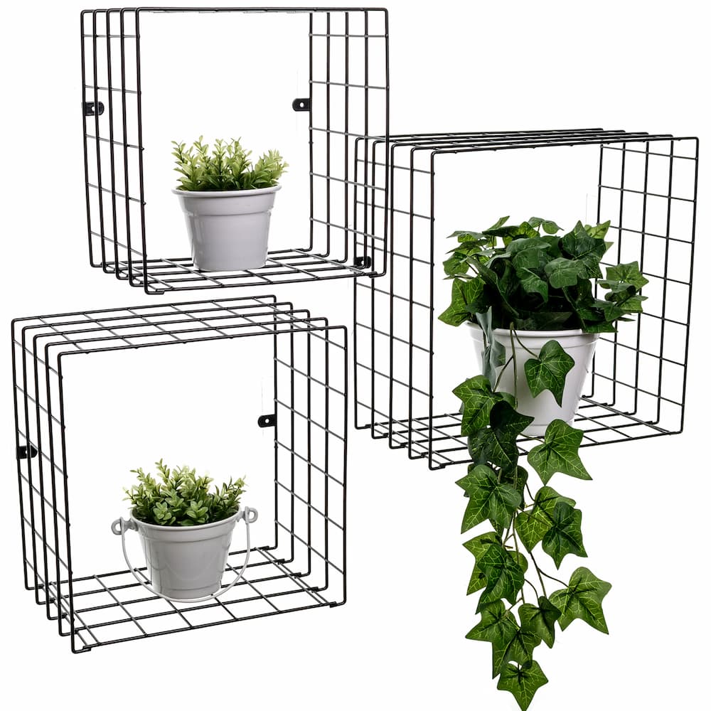 Set of 3 cubes Black - Click Furniture