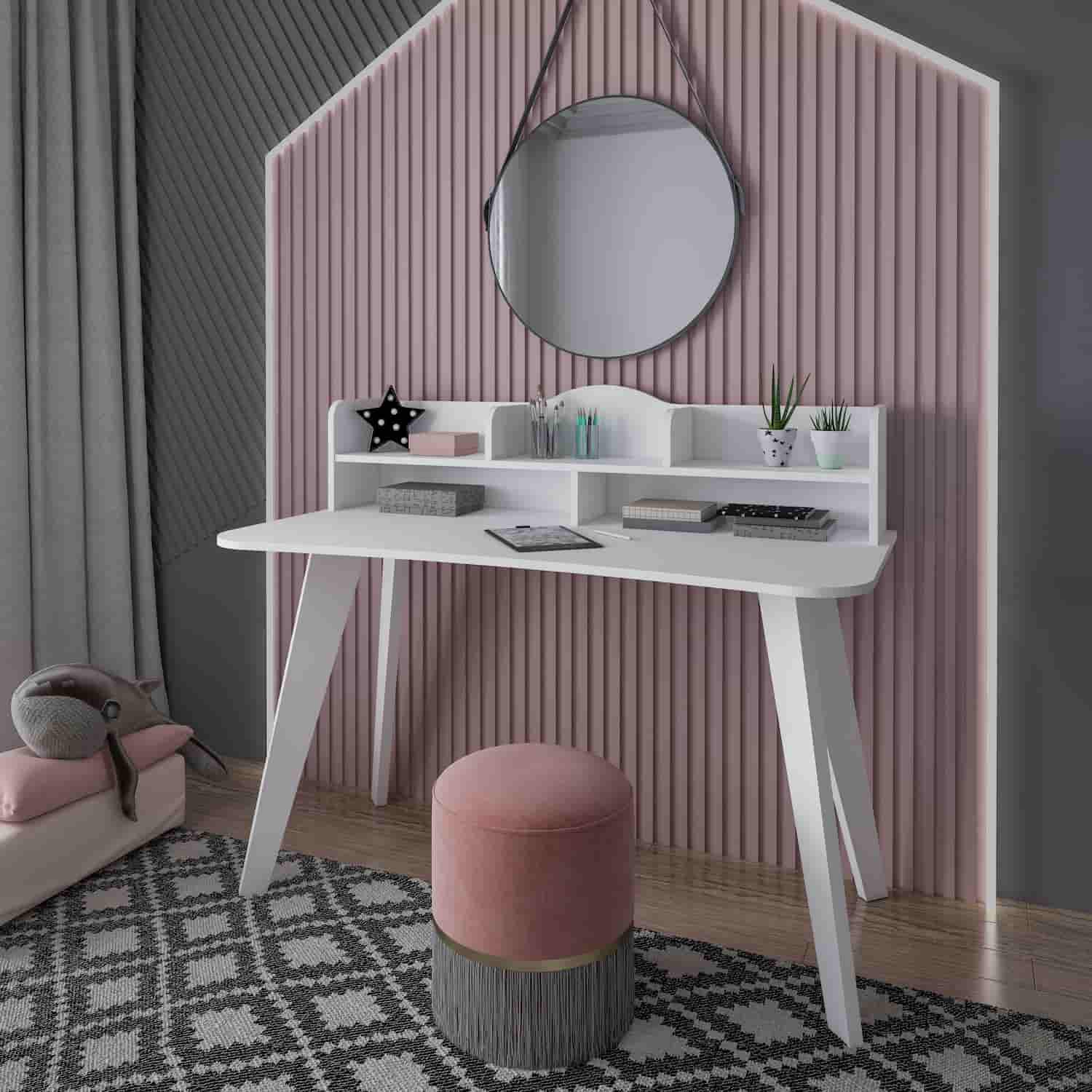 Sofia White Desk - Click Furniture