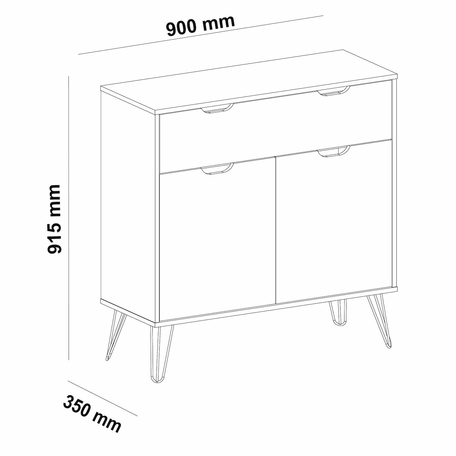 Stockholm Cabinet - Click Furniture