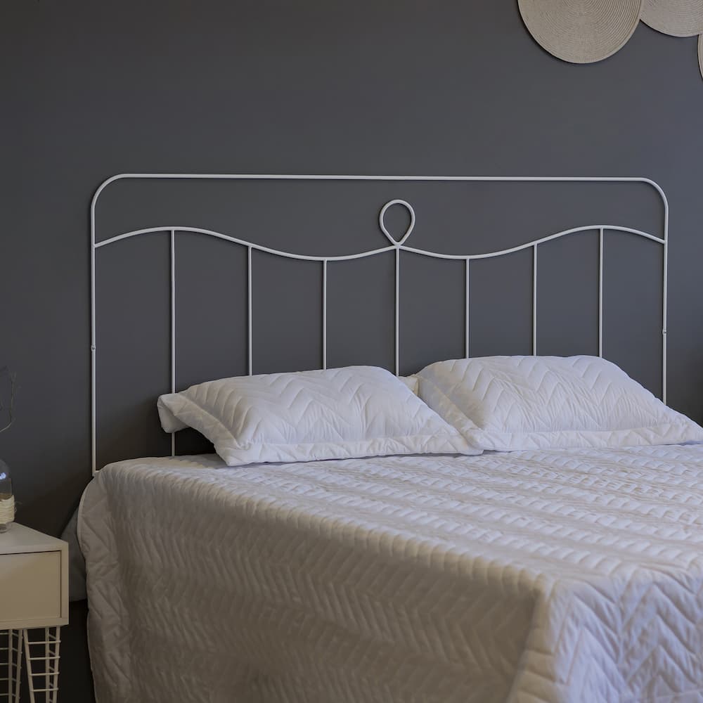 Vatican Queen Headboard White - Click Furniture