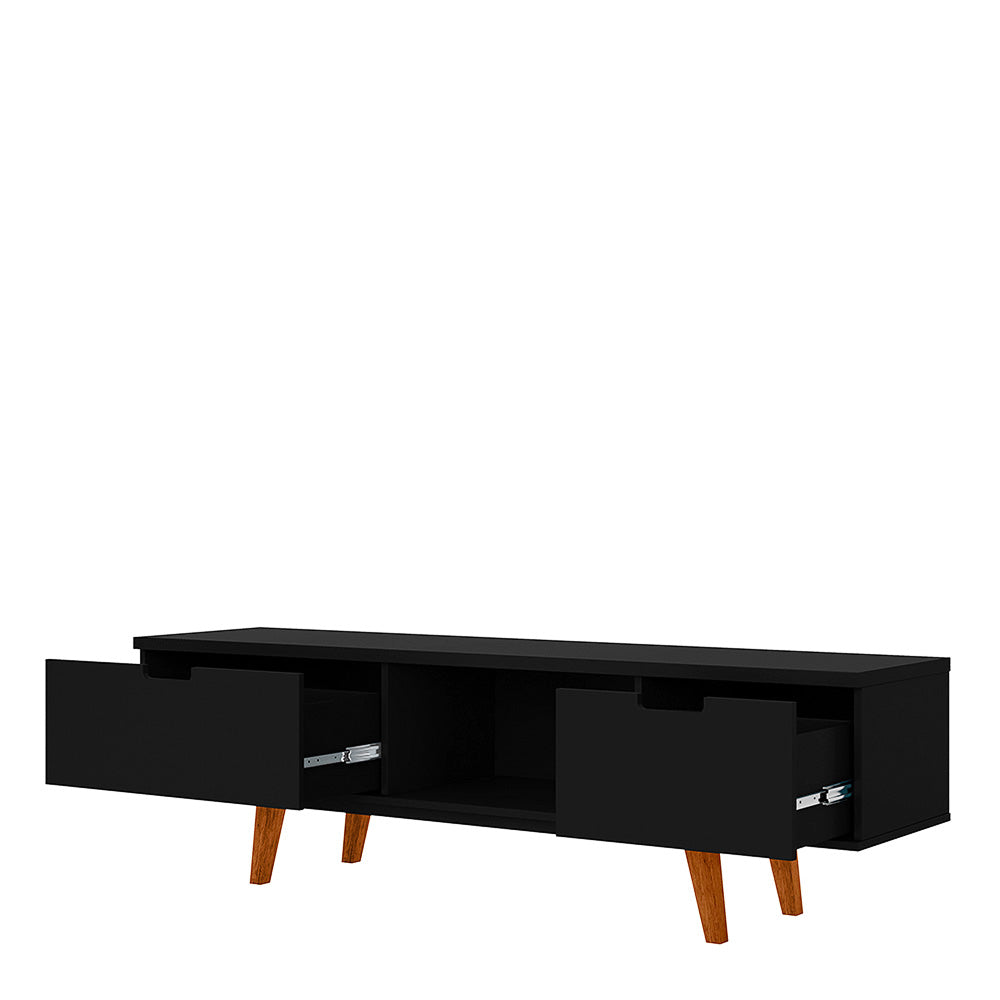 Vintage TV Stand Black - Click Furniture