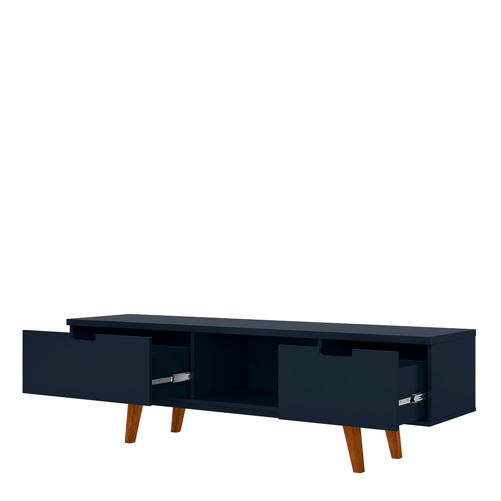 Vintage TV Stand Navy - Click Furniture