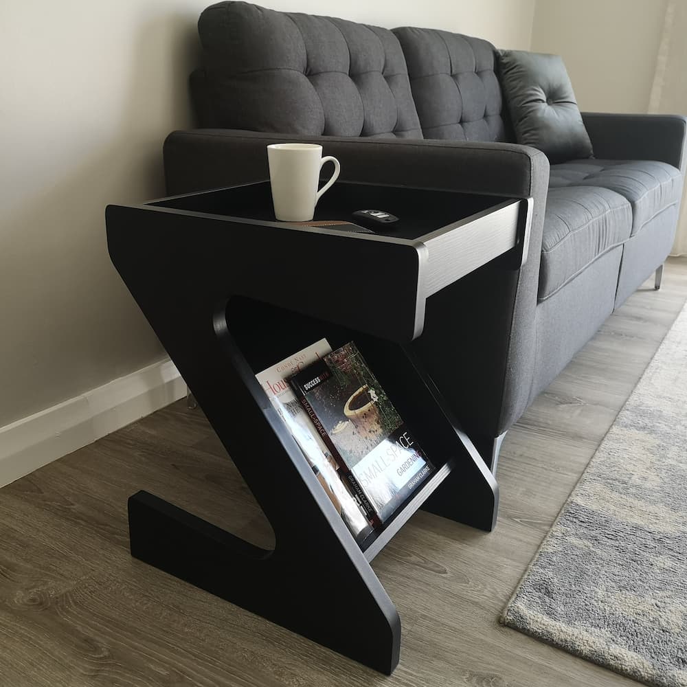 Zeus End Table Black - Click Furniture