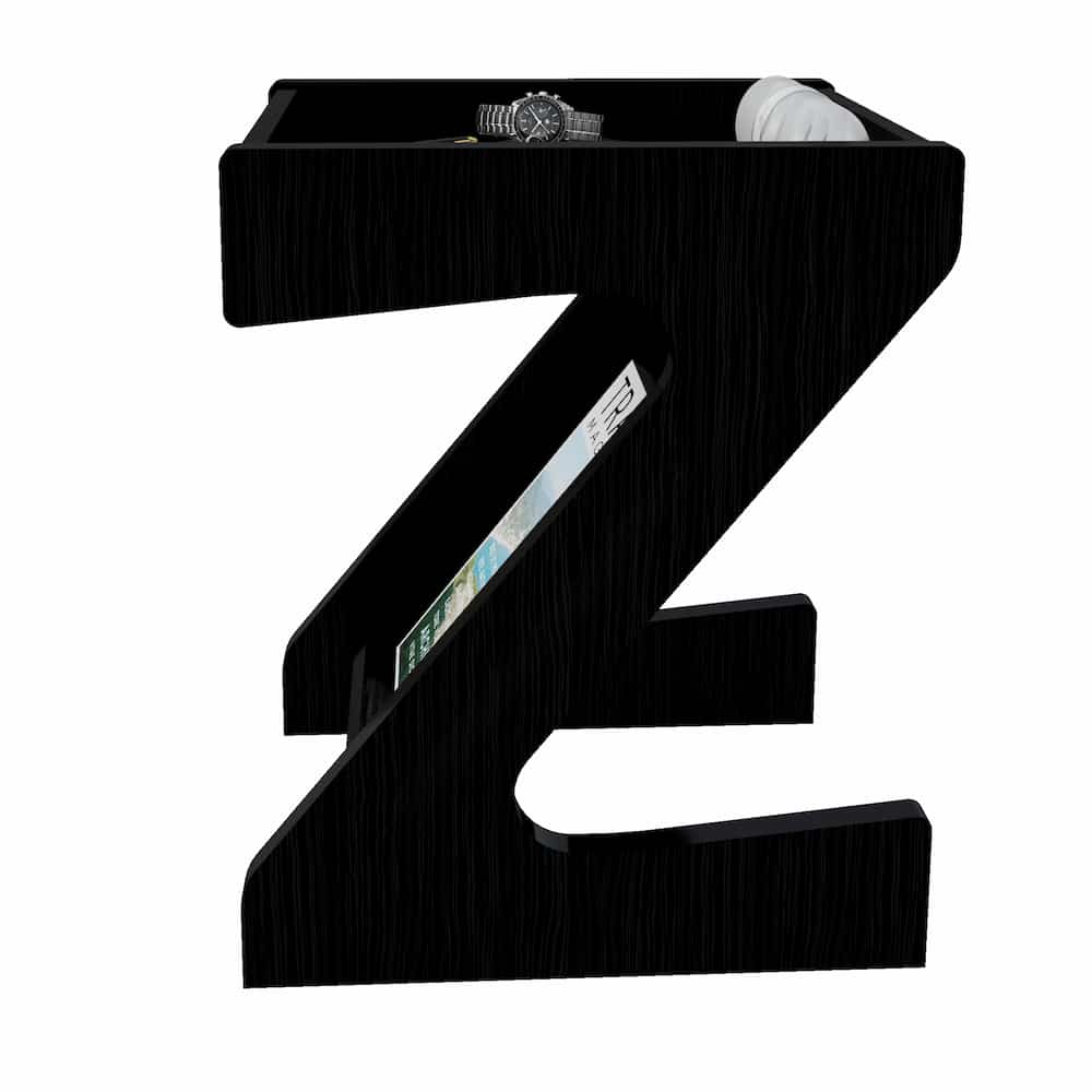 Zeus End Table Black - Click Furniture