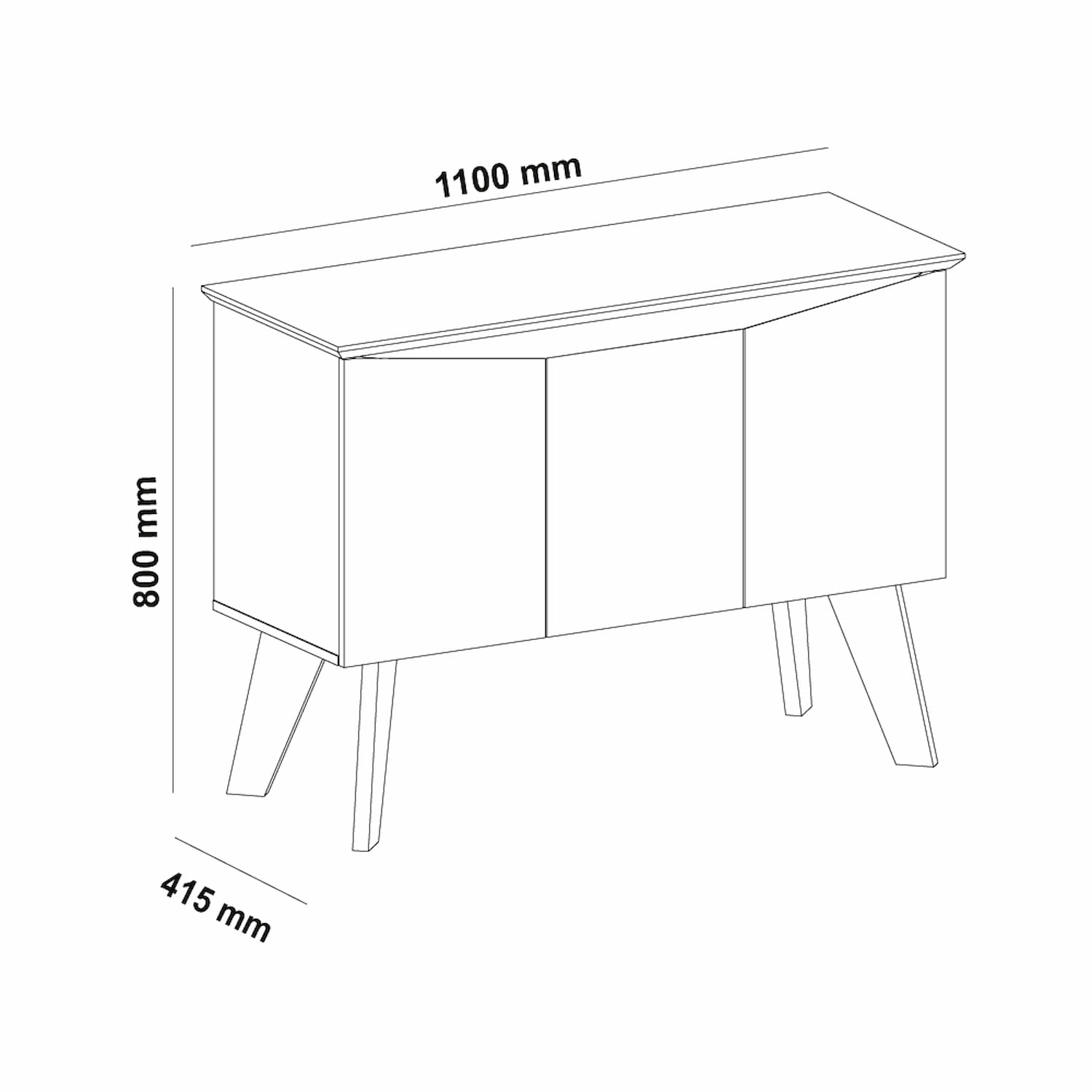 Oasis Sideboard - Click Furniture